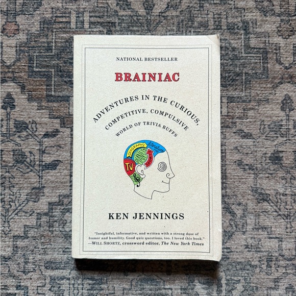 Other - Brainiac by Ken Jennings -‎ White Cover with Colorful Illustration